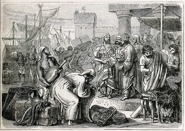 Les marchands phéniciens ont fait du commerce sur une grande partie de la côte est et sud de l'Espagne, fondant ainsi Cadix. Image : Wikimedia