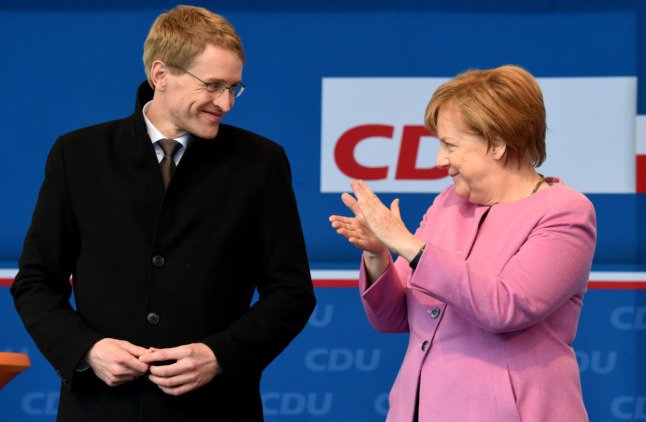 Angela Merkel et Daniel Gunther