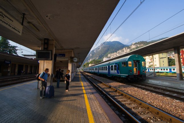 Une gare italienne.