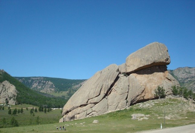Turtle Rock en Mongolie - partie de la Petite Suisse 