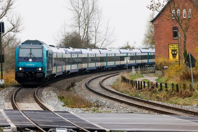 Train régional dans le Schleswig-Holstein