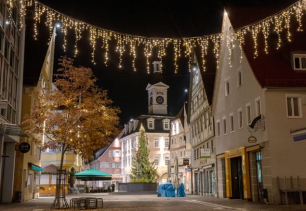 Rues vides dans le Bade-Wurtemberg