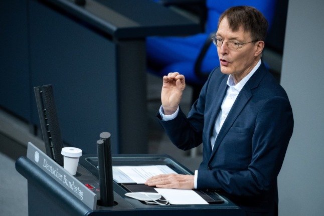 Vendredi, le ministre de la Santé Karl Lauterbach au Bundestag. 