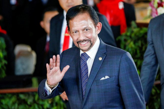 Le sultan du Brunei Hassanal Bolkiah à Jakarta, en Indonésie, en 2019.