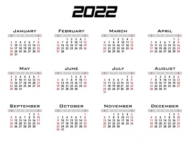 calendrier 2022 espagne