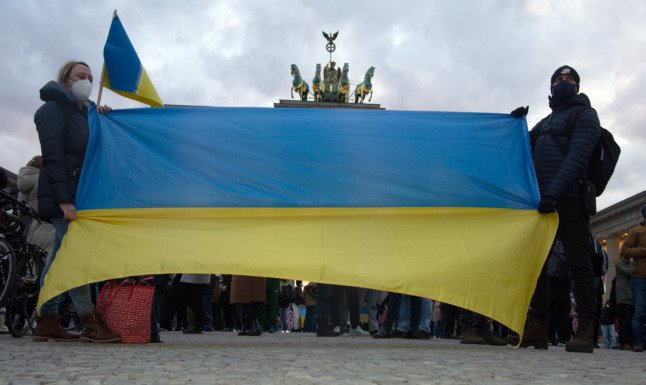 Manifestation ukrainienne à Berlin