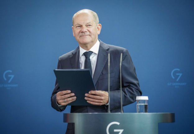 Le chancelier Olaf Scholz (SPD)