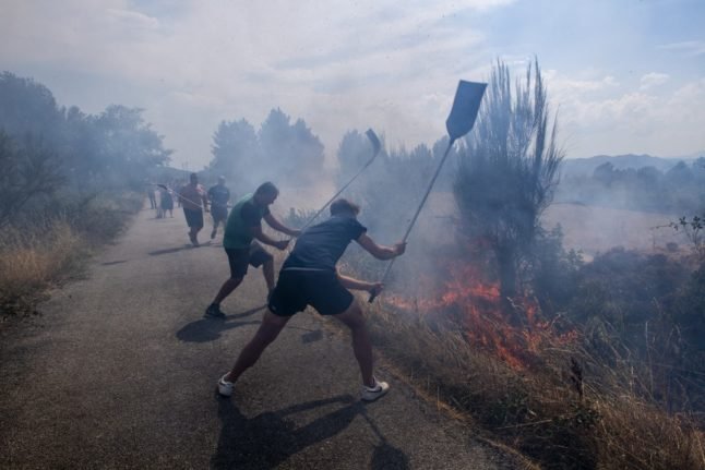 L'Espagne déclare les régions touchées par les incendies zones sinistrées