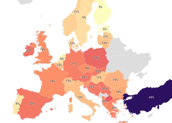 MAP : Les Suédois sont l'une des nations les moins en colère d'Europe.