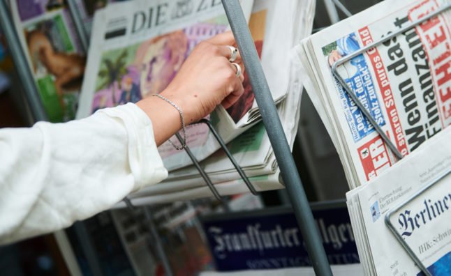 Kiosque à journaux en Allemagne