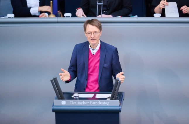 Ministre de la Santé Karl Lauterbach (SPD) 