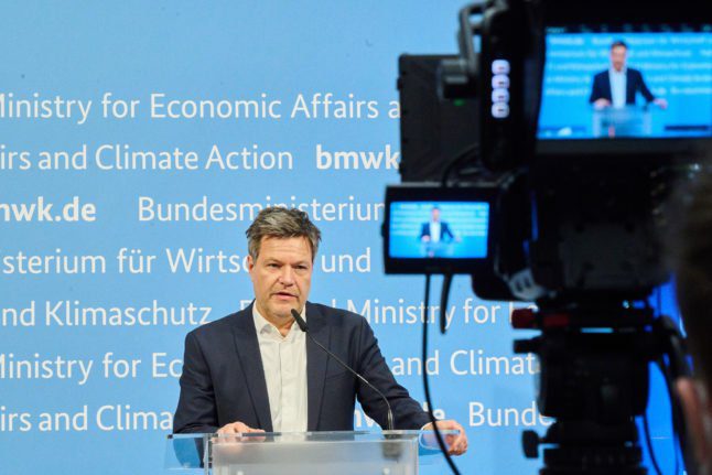Robert Habeck, ministre allemand de l'économie et du climat.