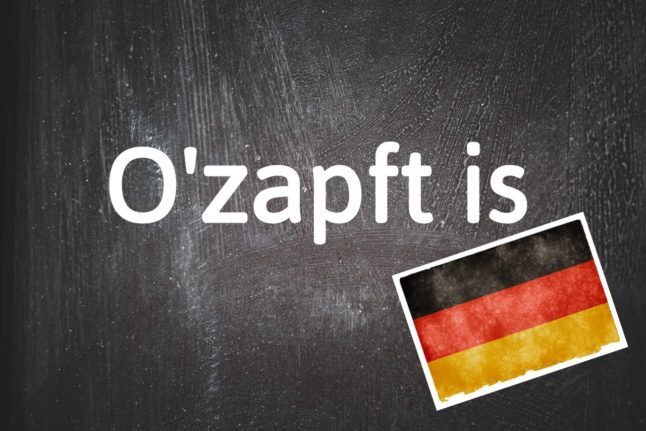 La phrase allemande du jour : O'zapft est