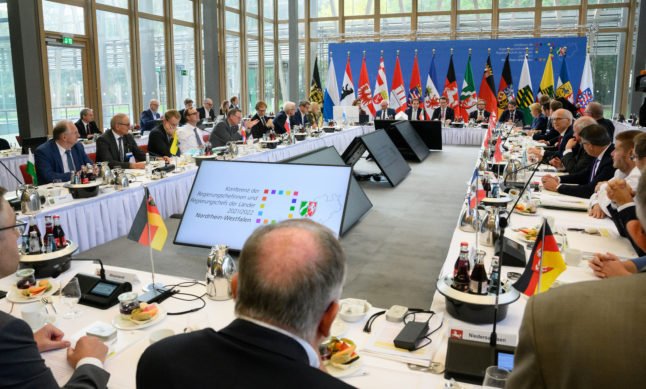 Les chefs d'Etat allemands participent à la conférence mercredi.