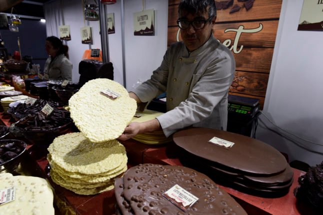 Les visiteurs des foires du chocolat en Italie n'ont que l'embarras du choix.