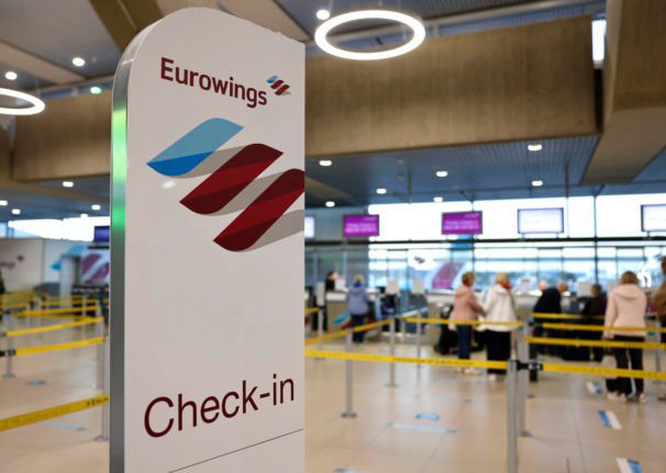 Enregistrement des Eurowings à l'aéroport de Bonn