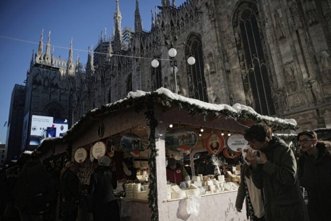 Le populaire marché de Noël de Milan ouvrira le 1er décembre.