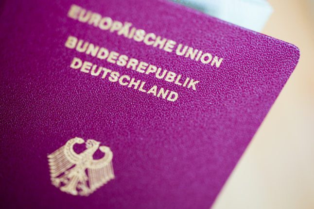 Un passeport allemand
